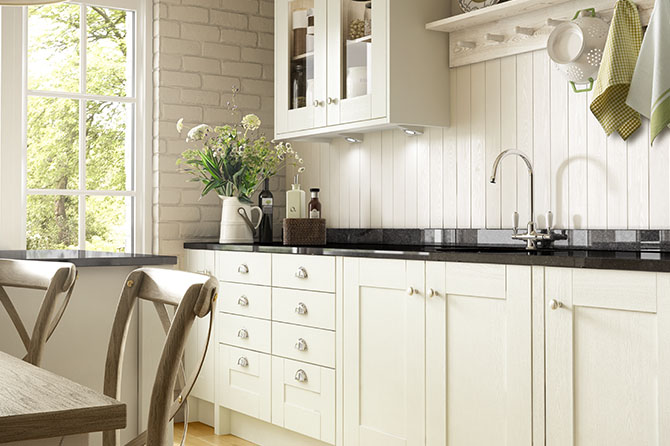 Somerset Somerset Bone White Kitchen Range