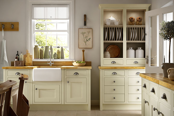 Borrowdale Borrowdale Bone White Kitchen Range